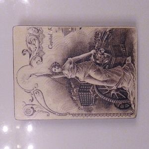 INDUSTRIAL REVOLUTION *Signed, Atlantis Tile, like Sid Dickens. *Rare & Retired